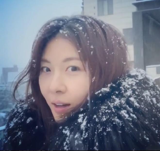 Корейские селебрити встретили первый снег