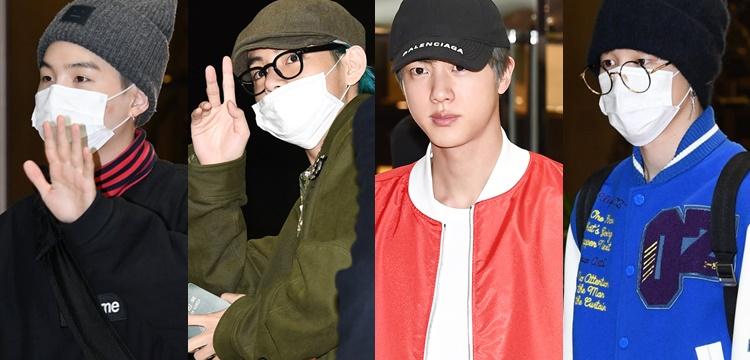 Bts In All Luxury Brand Outfits On The Way To Hong Kong