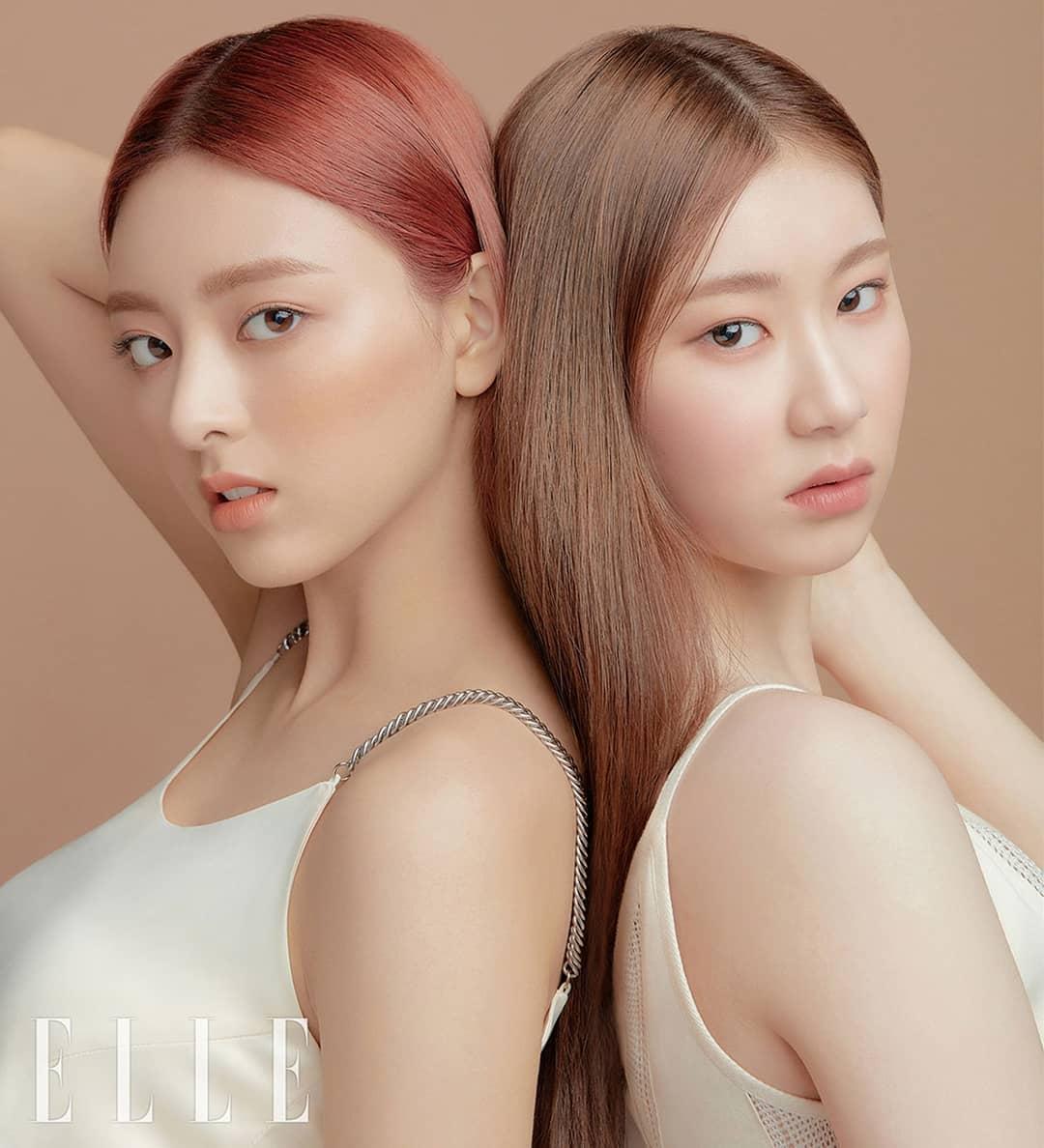 ITZY продемонстрировали естественный макияж в фотосессии для Elle