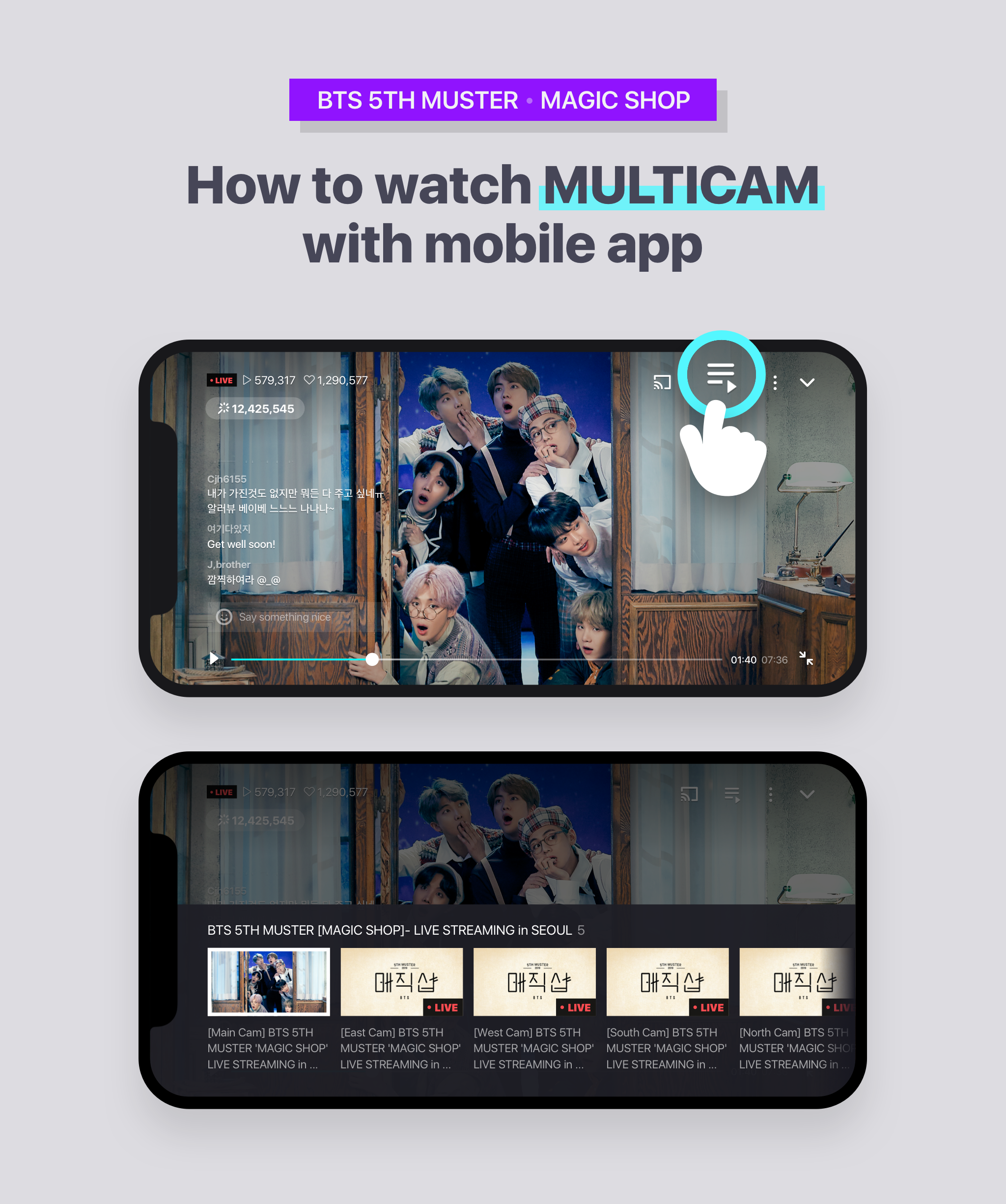can you watch vlive app on pc