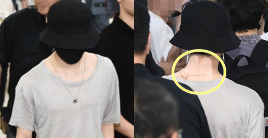 Jimin BTS membuat fans khawatir karena terlihat mengenakan koyo anti nyeri setelah konser di Jepang.