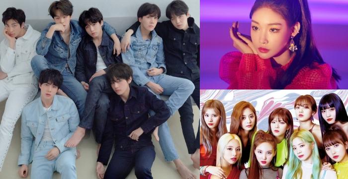 BTS, Kim Chung Ha, TWICE