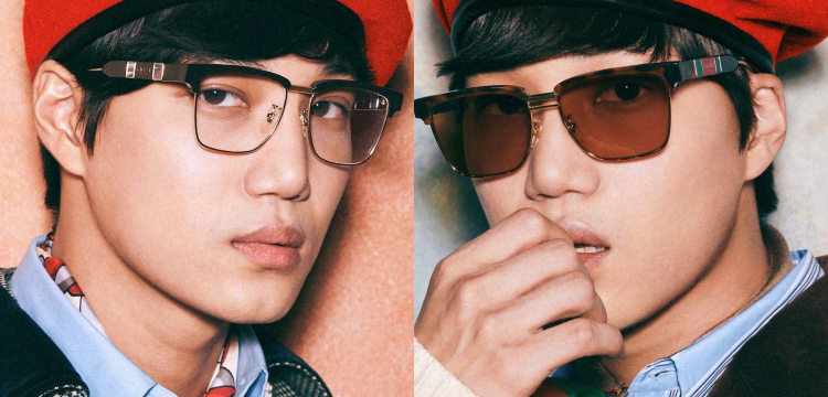 kai exo gucci glasses