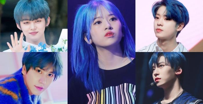 5 Idols With Mesmerizing Beauty With Blue Hair Color