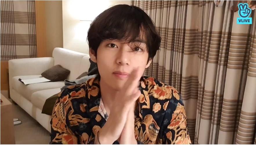 V Report BTS's V checks in from NYC after birthday