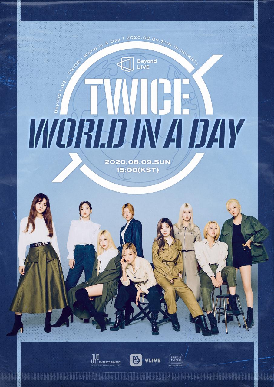 Twice Online Concert Beyond Live Twice World In A Day Poster Twice